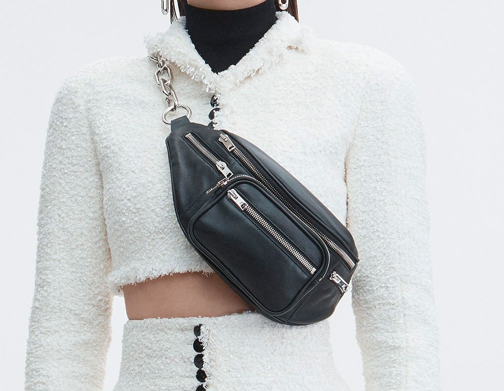 Reference image illustrating Alexander Wang Attica Fanny Pack Restocked: Mini and Velvet Versions Now Available