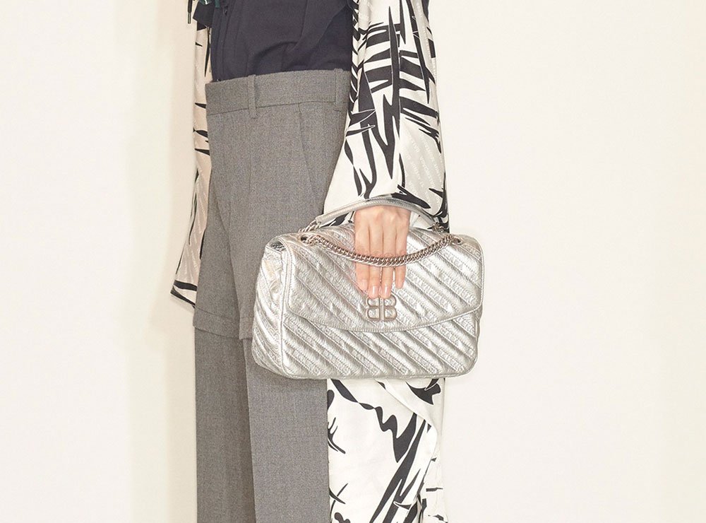 Reference image illustrating Balenciaga Resort 2019 Handbags: Bold Logos and the Art of Statement Luxury