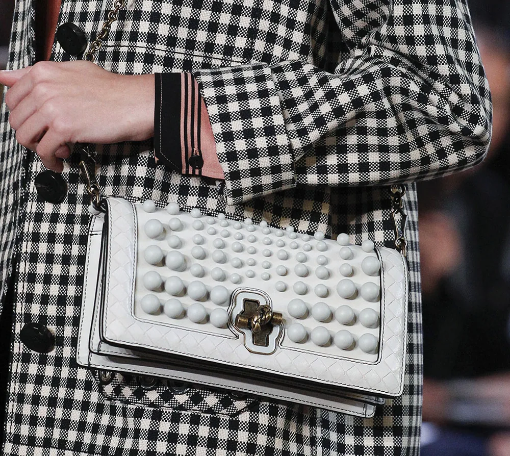 Reference image illustrating Bottega Veneta Spring 2018 Handbags: Unexpected Creativity and Playful Elegance on the Milan Runway