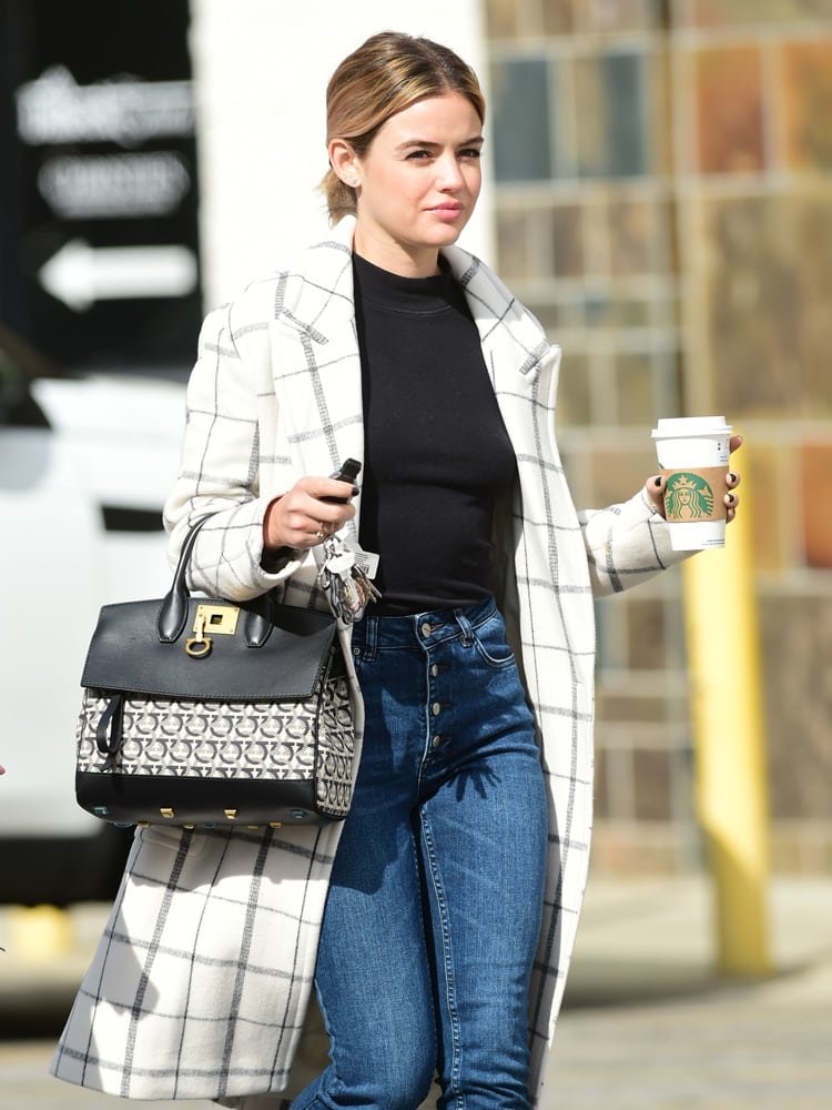 Reference image illustrating Celebrities Favor Gucci, Ferragamo, Altuzarra and Burberry: LA Street Style Bag Watch