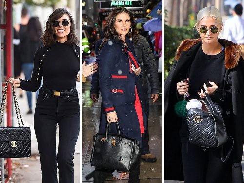 Celebrities Spotted with Hermès, Louis Vuitton, and The Row Bags During Press Tours and LA Outings thumbnail