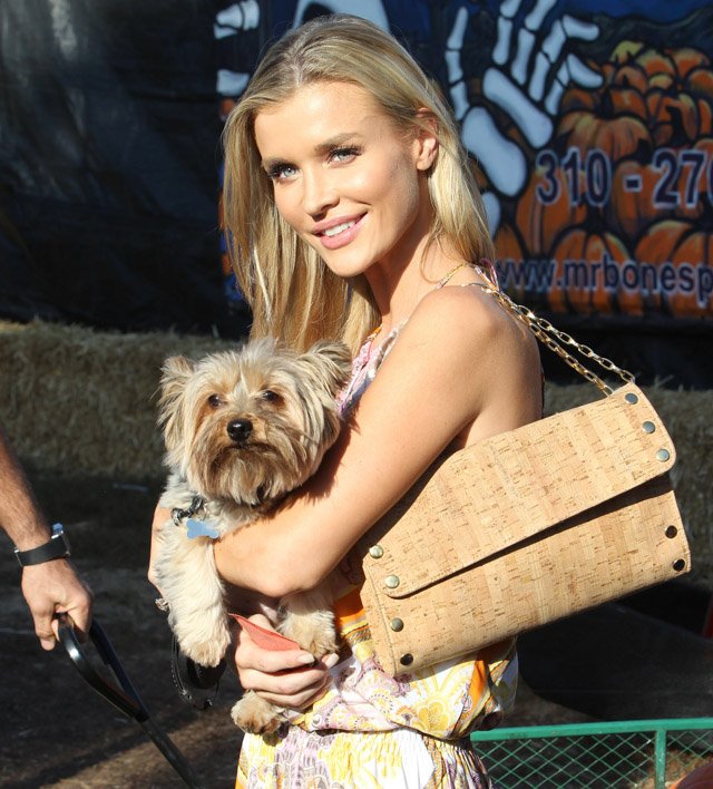Reference image illustrating Celebrity Handbag Sightings at the Mr. Bones Pumpkin Patch: Chanel, Givenchy & More