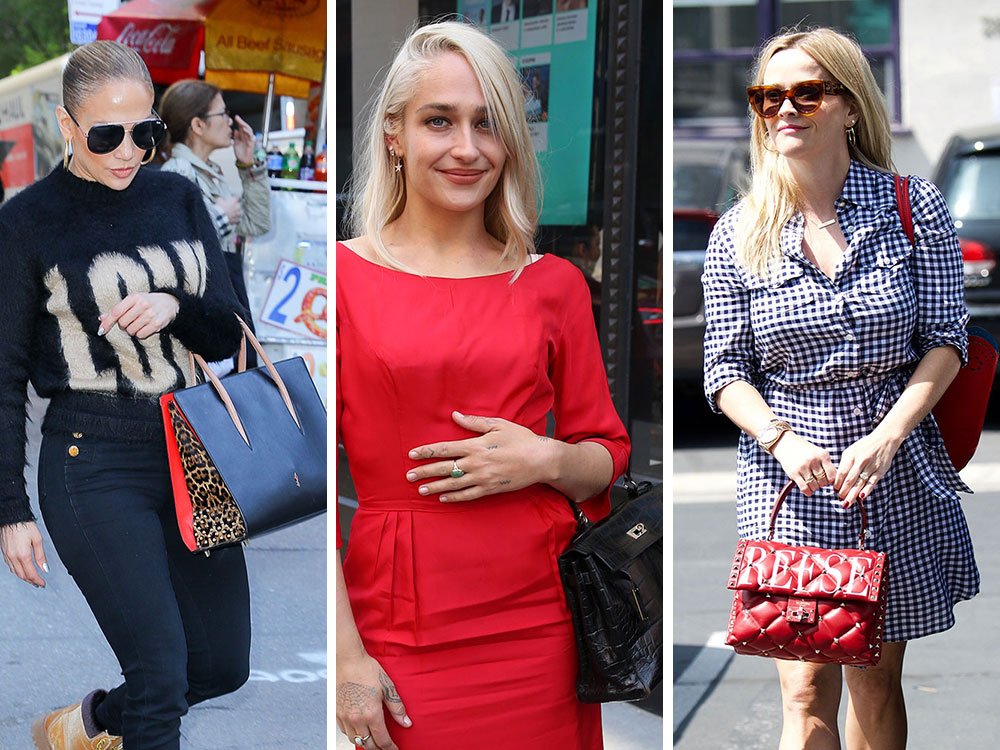 Reference image illustrating Celebrity Handbag Sightings: Louis Vuitton, Valentino, The Row & More Authentic Picks