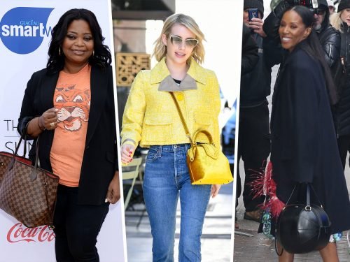 Celebrity Handbag Watch: Versace Icon, Burberry Logo Flap, and a Mystery Velvet Bag thumbnail