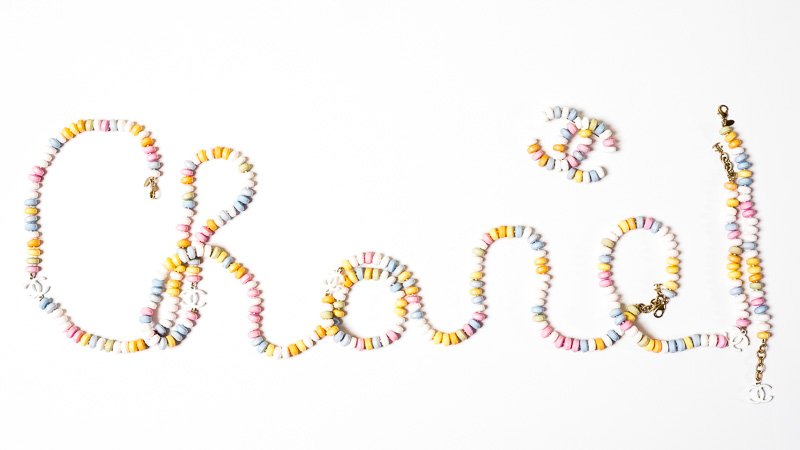 Reference image illustrating Chanel Fall 2014 Candy Accessories: Clutches, Jewelry & Nostalgia