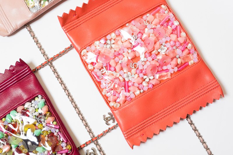 Reference image illustrating Chanel Fall 2014 Candy Accessories: Clutches, Jewelry & Nostalgia