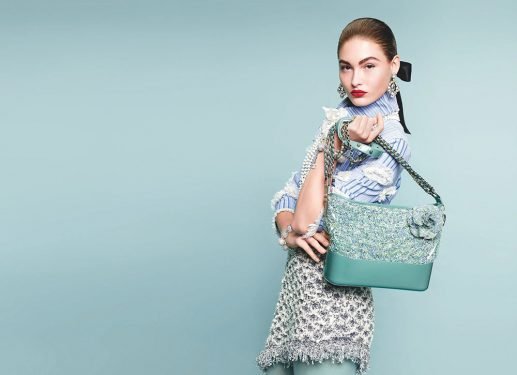 Chanel Spring 2018 Handbag Campaign: Pastel Knits and Soft Tones Preview thumbnail