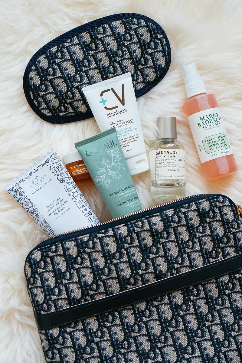 Reference image illustrating Dior Oblique Travel Kit Review: Packing Luxury Beauty Essentials in Style