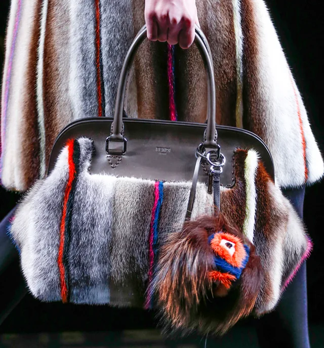 Reference image illustrating Fendi Fall 2013 Fur Bags: A Masterclass in Modern Luxury Handbag Design