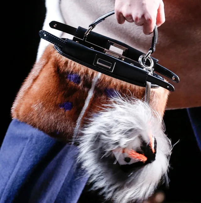 Reference image illustrating Fendi Fall 2013 Fur Bags: A Masterclass in Modern Luxury Handbag Design