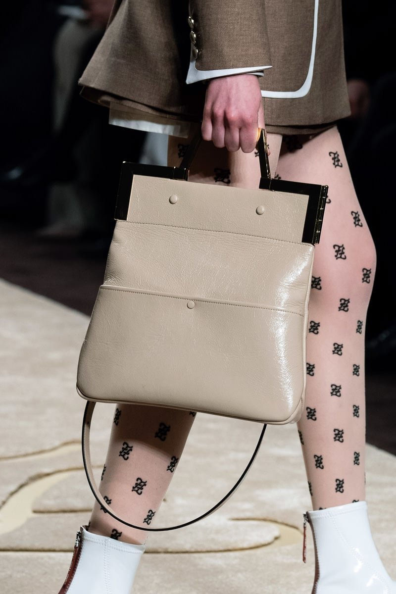 Reference image illustrating Fendi Fall 2019 Bags: Karl Lagerfeld’s Final Collection Steps Away from Logo Mania