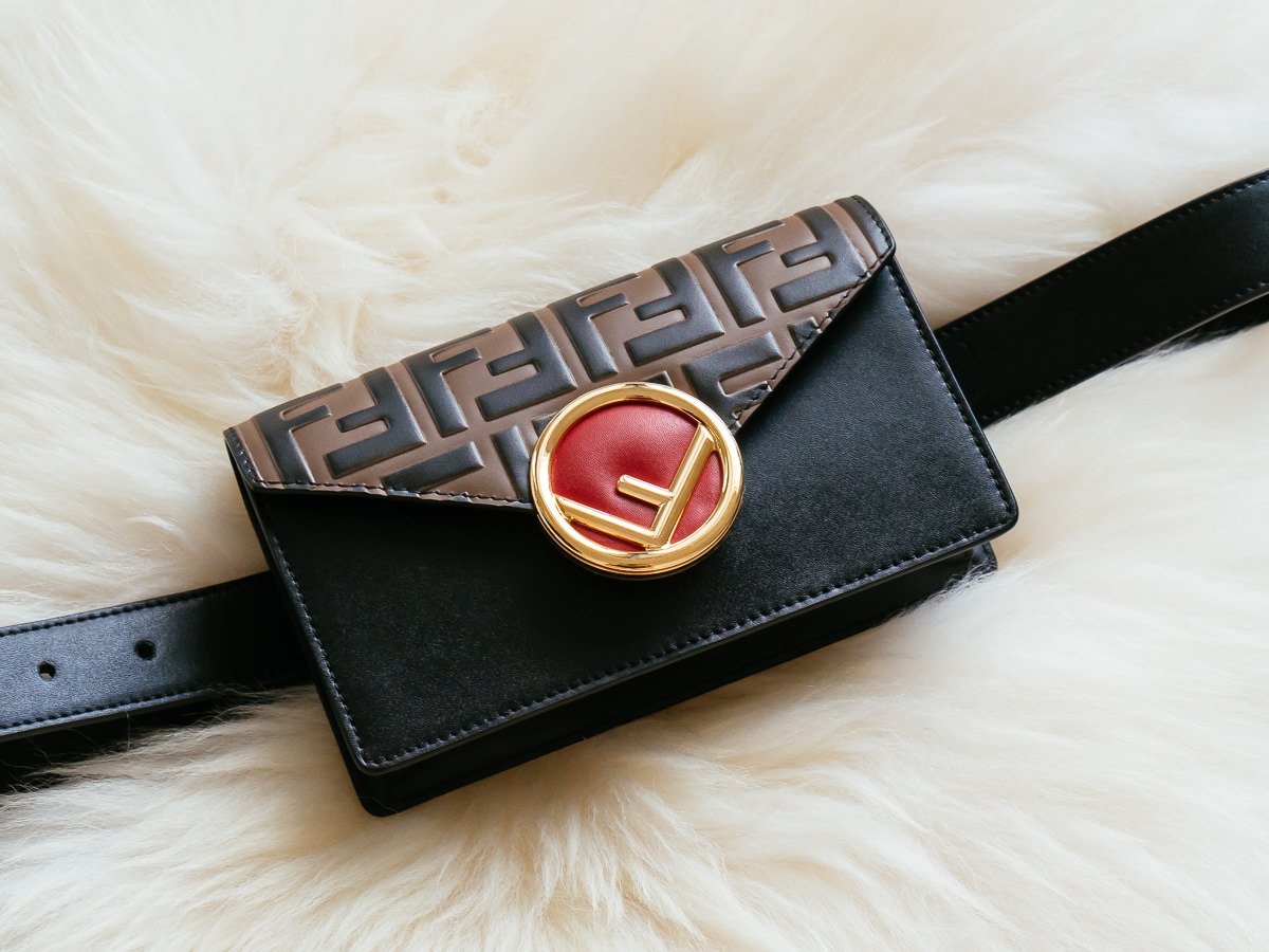Reference image illustrating Fendi Pre-Fall 2018 Logo Belt Bag: A Versatile Double-Duty Design