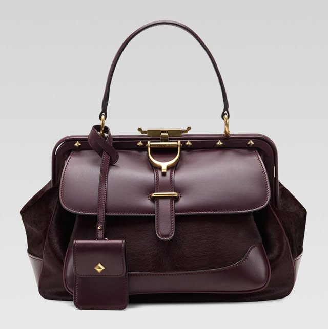 Reference image illustrating Gucci Fall 2012 Handbags: A Refined Shift Toward Minimalist Luxury