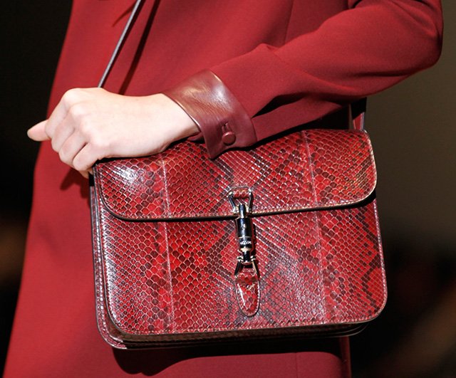 Reference image illustrating Gucci Fall 2014 Handbags: Frida Giannini’s Minimalist Luxury Collection