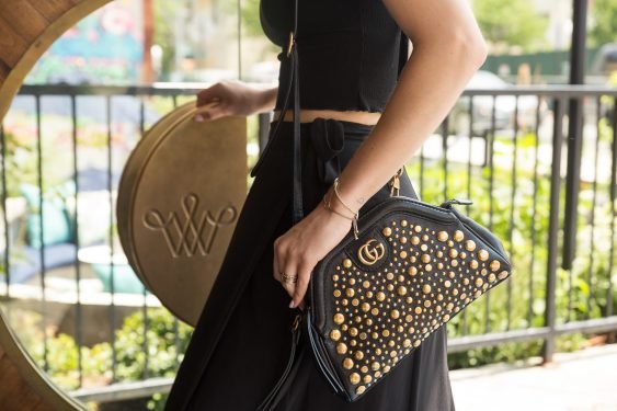 Gucci Small RE(BELLE) Crossbody Bag Review: Studded Leather Meets Compact Luxury thumbnail