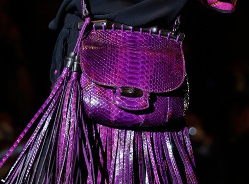 Gucci Spring 2014 Handbags: Fringe Takes Center Stage on the Runway thumbnail