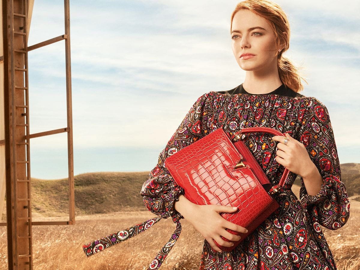 Reference image illustrating How Celebrity Campaigns Shape Our Luxury Handbag Wish Lists: From Emma Stone to Selena Gomez