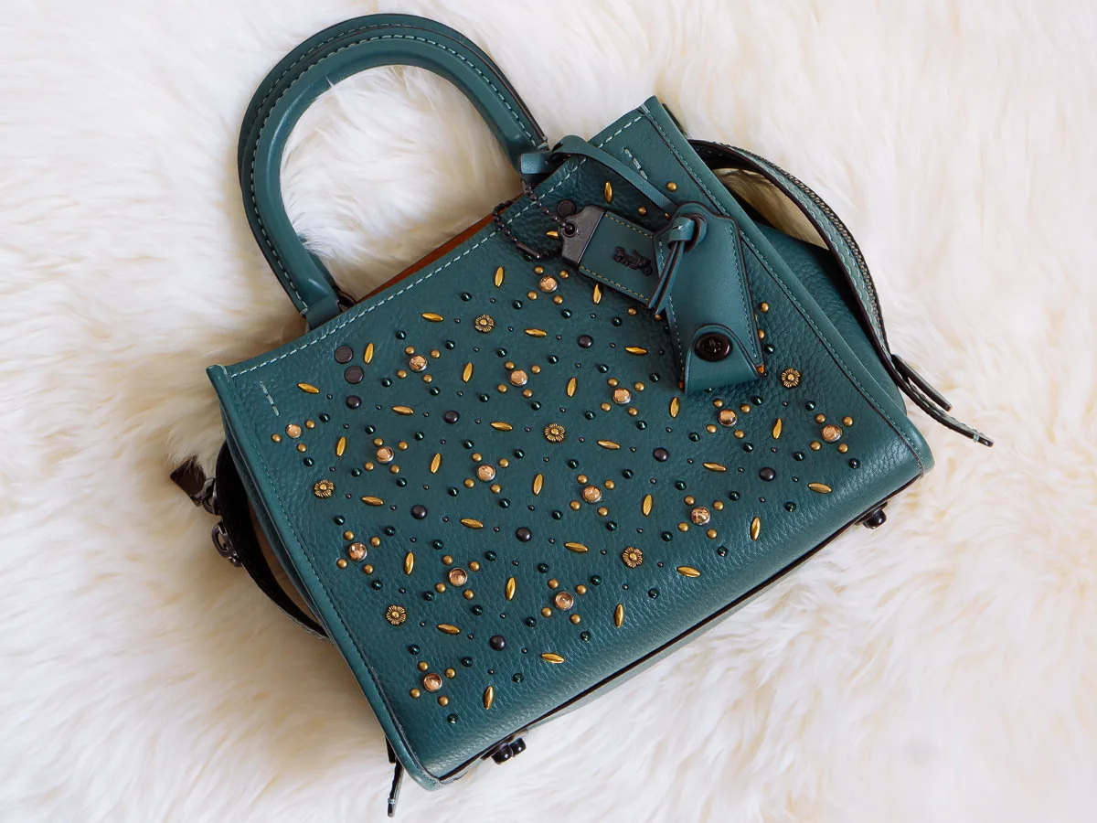 Reference image illustrating Inside Coach Spring 2018 Runway: A First Look at the Rogue 25 Bag at NYFW Day 6