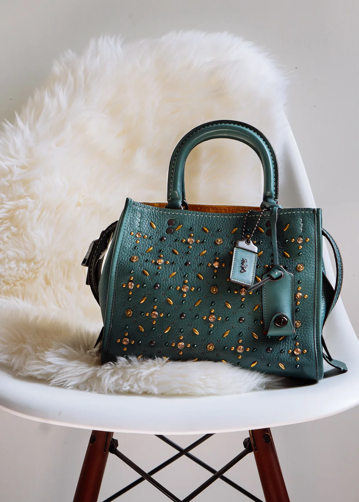Reference image illustrating Inside Coach Spring 2018 Runway: A First Look at the Rogue 25 Bag at NYFW Day 6