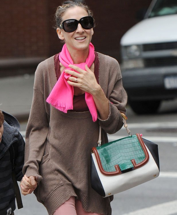 Reference image illustrating Inside Sarah Jessica Parker's Iconic Handbag Collection: Fendi, Chanel & More