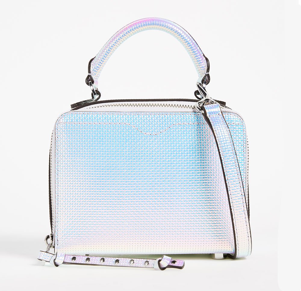 Reference image illustrating Iridescent Handbags Are Back: A Curated Edit of Color-Shifting Luxury Bags