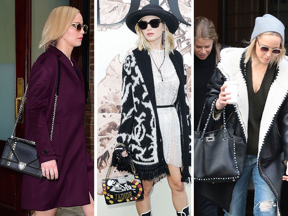 Reference image illustrating Jennifer Lawrence’s Most-Worn Luxury Handbags: A Dior-Focused Year in Review