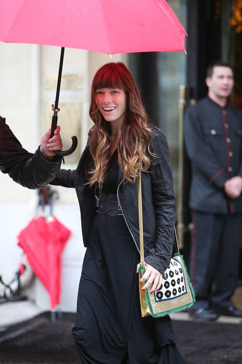 Reference image illustrating Jessica Biel's Handbag Collection: Fendi, Chanel & Designer Bags She Actually Carries