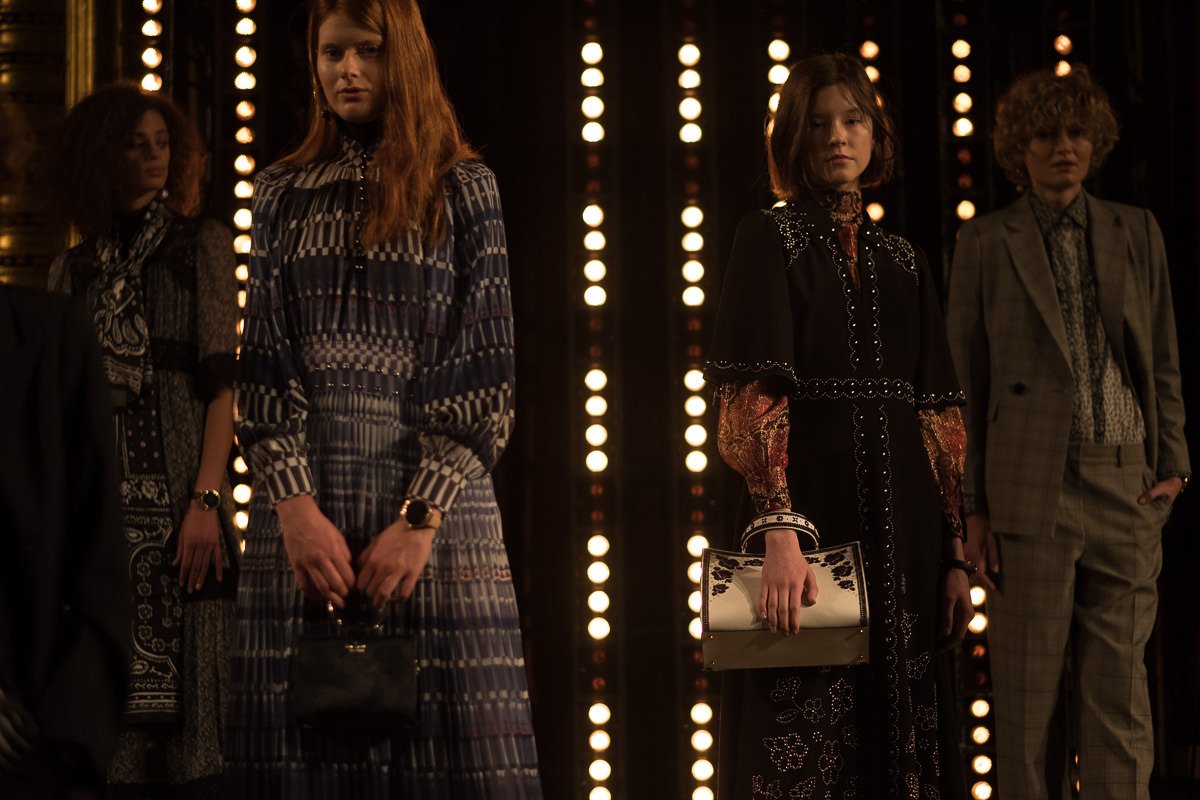Reference image illustrating Kate Spade Fall 2018 Bags Embrace a Moody Boho Aesthetic with Suede and Fringe