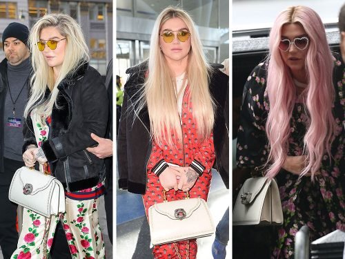 Kesha’s Gucci Frame Bag: A Celebrity Style Study in White Leather and Bamboo thumbnail