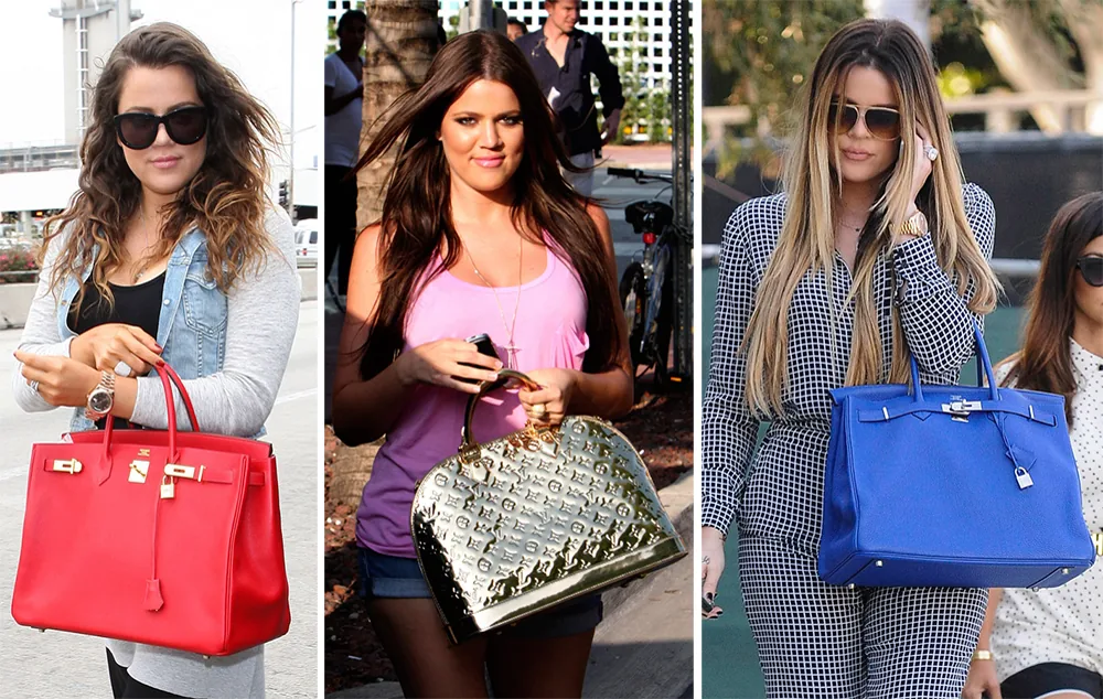 Reference image illustrating Khloe Kardashian’s Luxury Handbag Collection: Every Birkin, Chanel & Celine She Carries