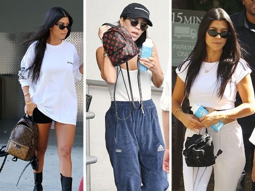 Kourtney Kardashian’s Mini Backpack Obsession: Louis Vuitton & Prada Styles She Wears on Repeat thumbnail