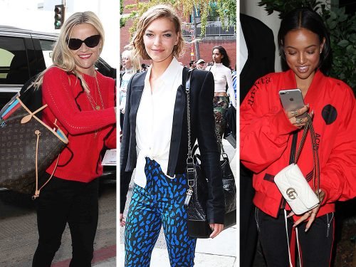 London Fashion Week Street Style: The Best Celebrity Handbags from Chanel, Gucci, and More thumbnail