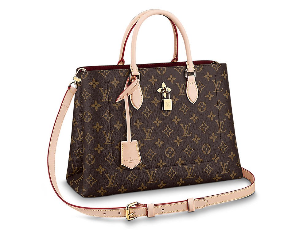Reference image illustrating Louis Vuitton Flower Bag Collection: Four New Monogram Designs with Padlock Details