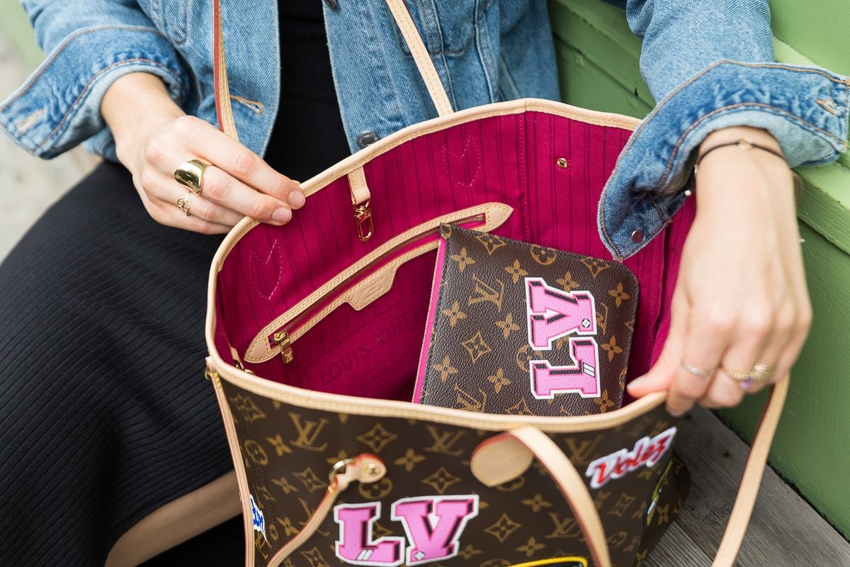 Reference image illustrating Louis Vuitton Patches Neverfull MM Review: A Playful Take on the Classic Monogram Tote