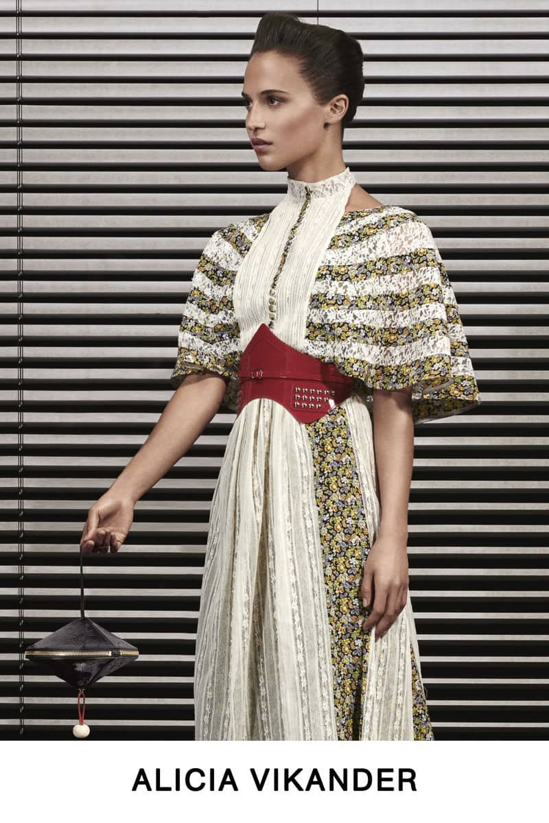 Reference image illustrating Louis Vuitton Pre-Fall 2019 Lookbook: New Bags Star Alongside Alicia Vikander and Chloe Grace Moretz