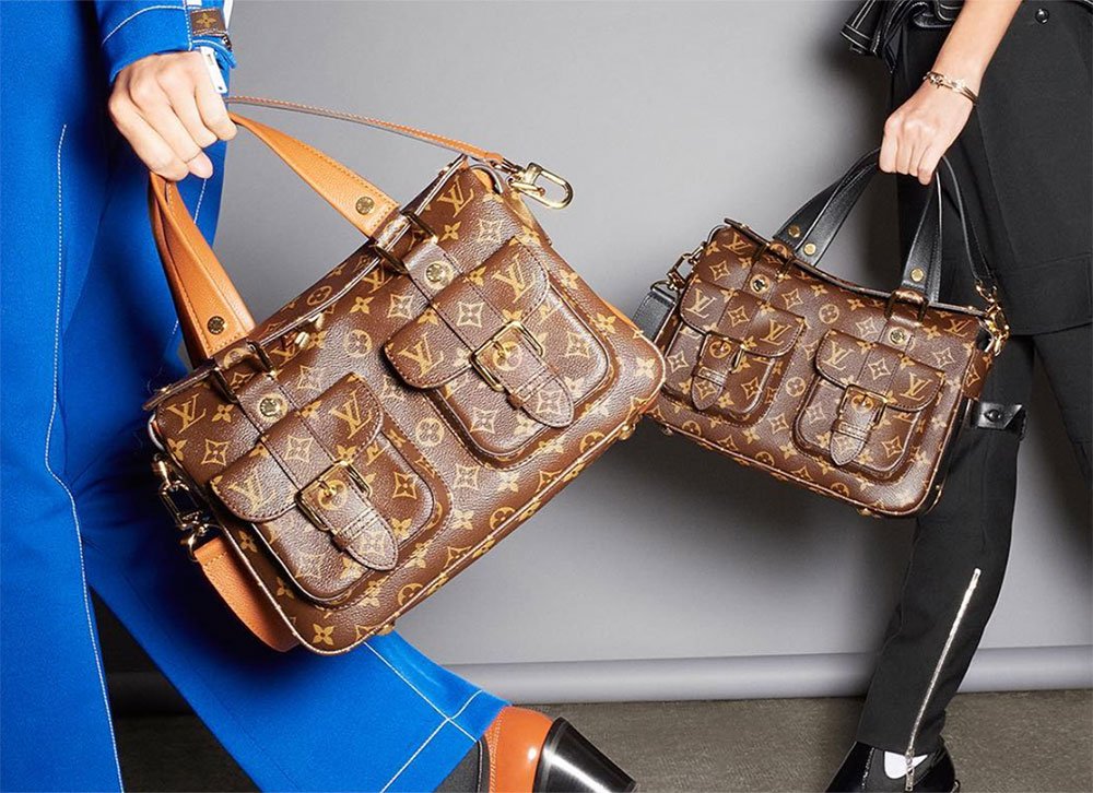 Reference image illustrating Louis Vuitton Reimagines the Manhattan Bag for Fall 2017: A Modern Classic Returns