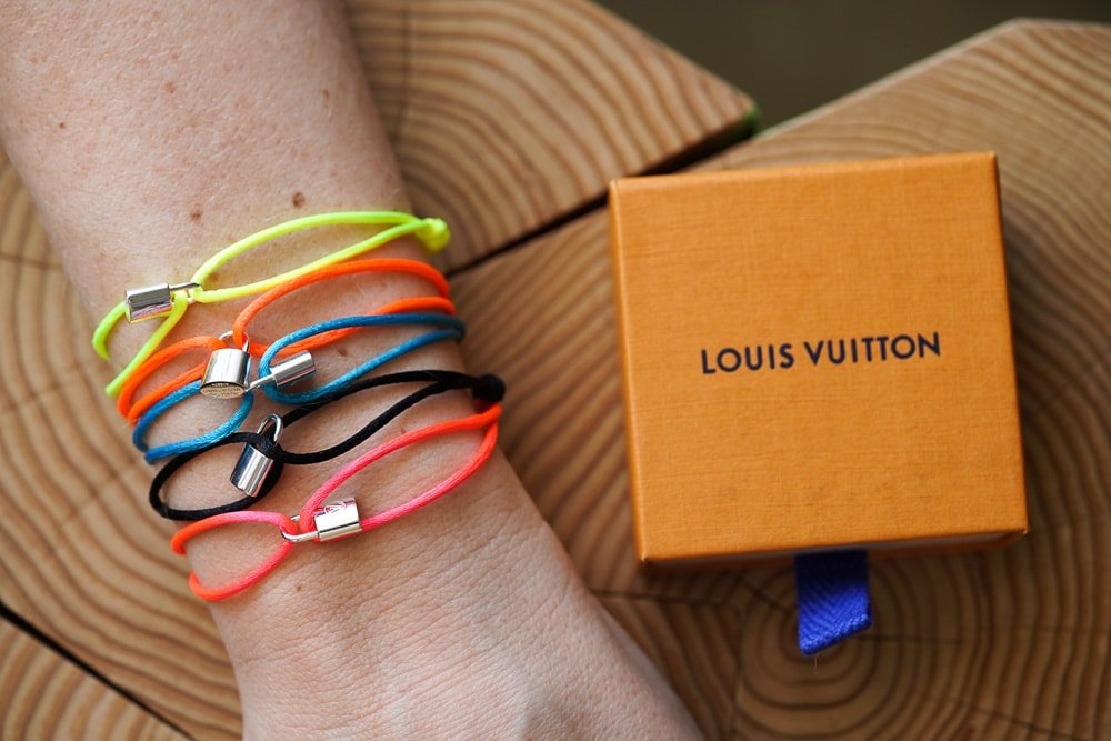 Reference image illustrating Louis Vuitton Silver Lockit Fluo Bracelet for UNICEF: A Stylish Way to Support Vulnerable Children