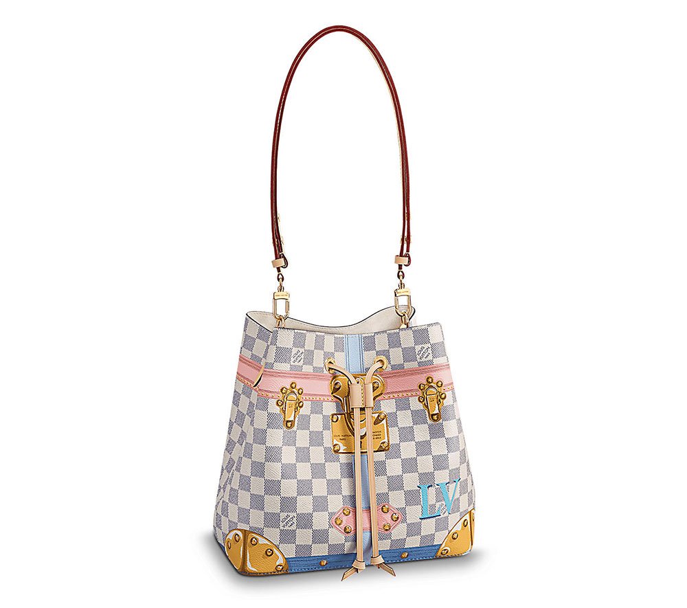 Reference image illustrating Louis Vuitton Summer 2018 Capsule: Cartoon Trunk Details on Speedy, Neverfull & More