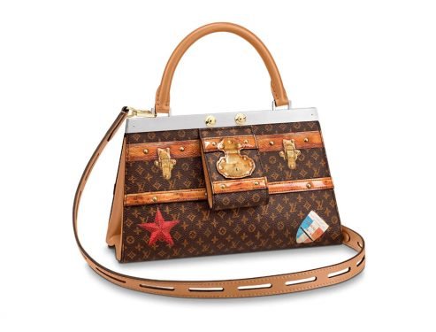Louis Vuitton Time Trunk Collection Fall 2018: Trompe L’Oeil Meets Vintage Monogram thumbnail