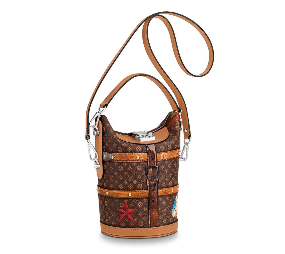 Reference image illustrating Louis Vuitton Time Trunk Collection Fall 2018: Trompe L’Oeil Meets Vintage Monogram