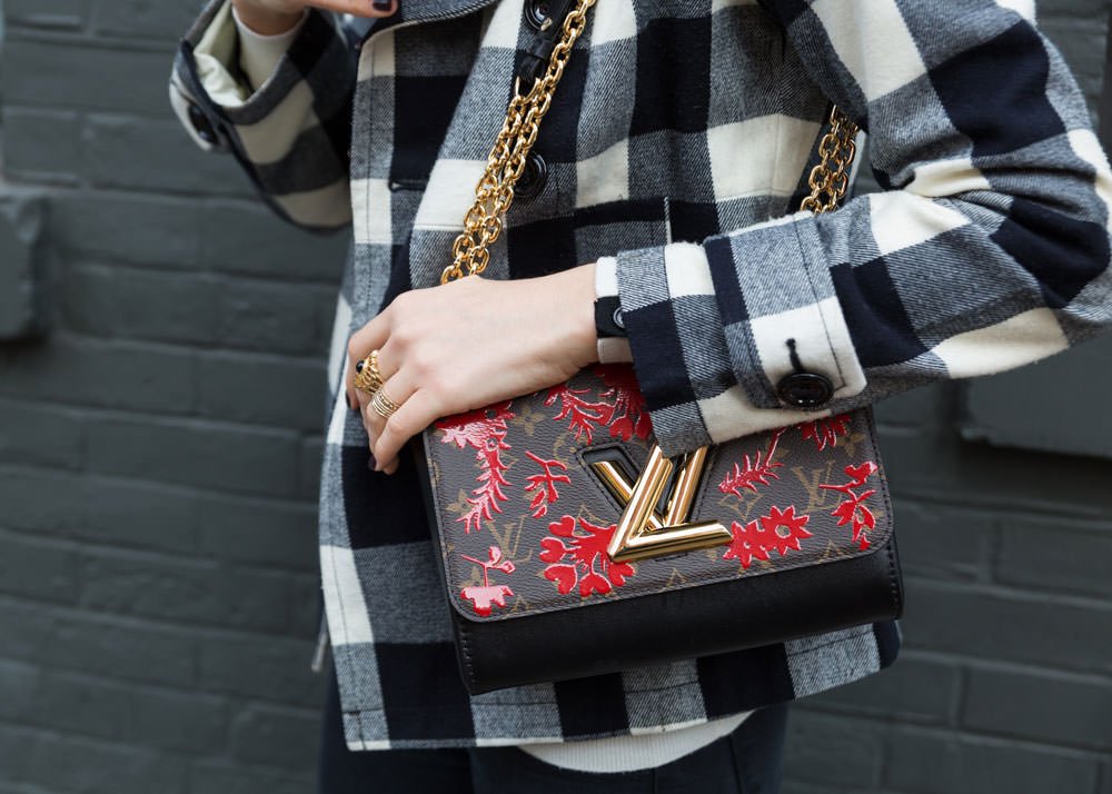 Reference image illustrating Louis Vuitton Twist MM Floral Monogram: A Fresh Botanical Take on an Iconic Silhouette