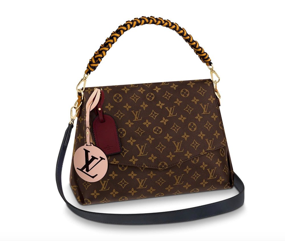 Reference image illustrating Louis Vuitton Winter 2018 Braided Handle Collection: A Fresh Take on Iconic Bags