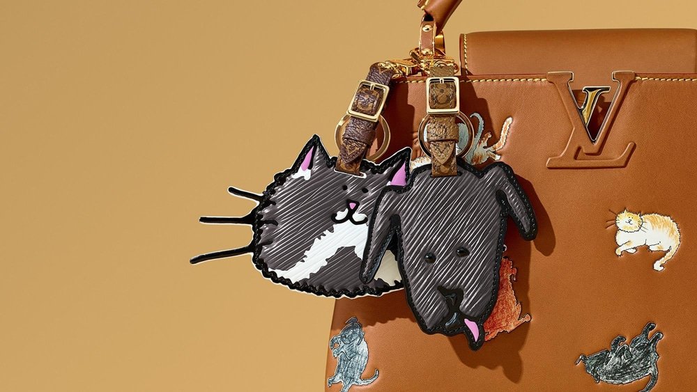 Reference image illustrating Louis Vuitton x Grace Coddington Catogram Collection: A Whimsical Cruise 2019 Collaboration