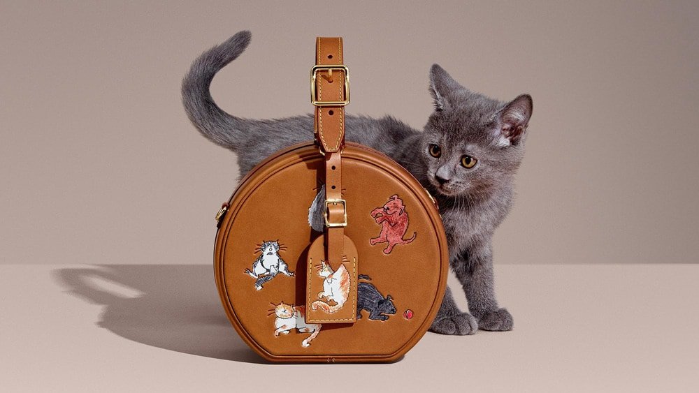 Reference image illustrating Louis Vuitton x Grace Coddington Catogram Collection: A Whimsical Cruise 2019 Collaboration