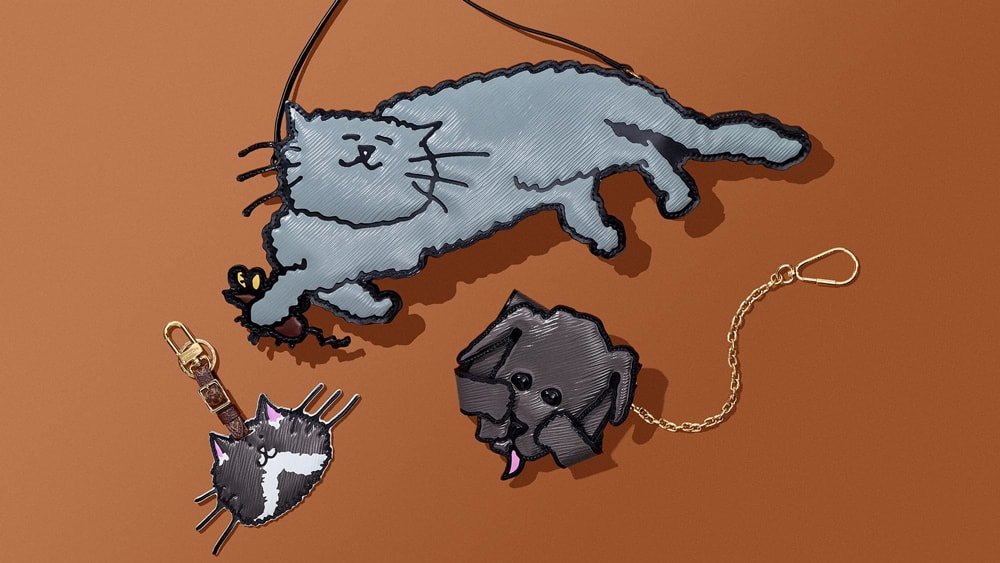 Reference image illustrating Louis Vuitton x Grace Coddington Catogram Collection: A Whimsical Cruise 2019 Collaboration