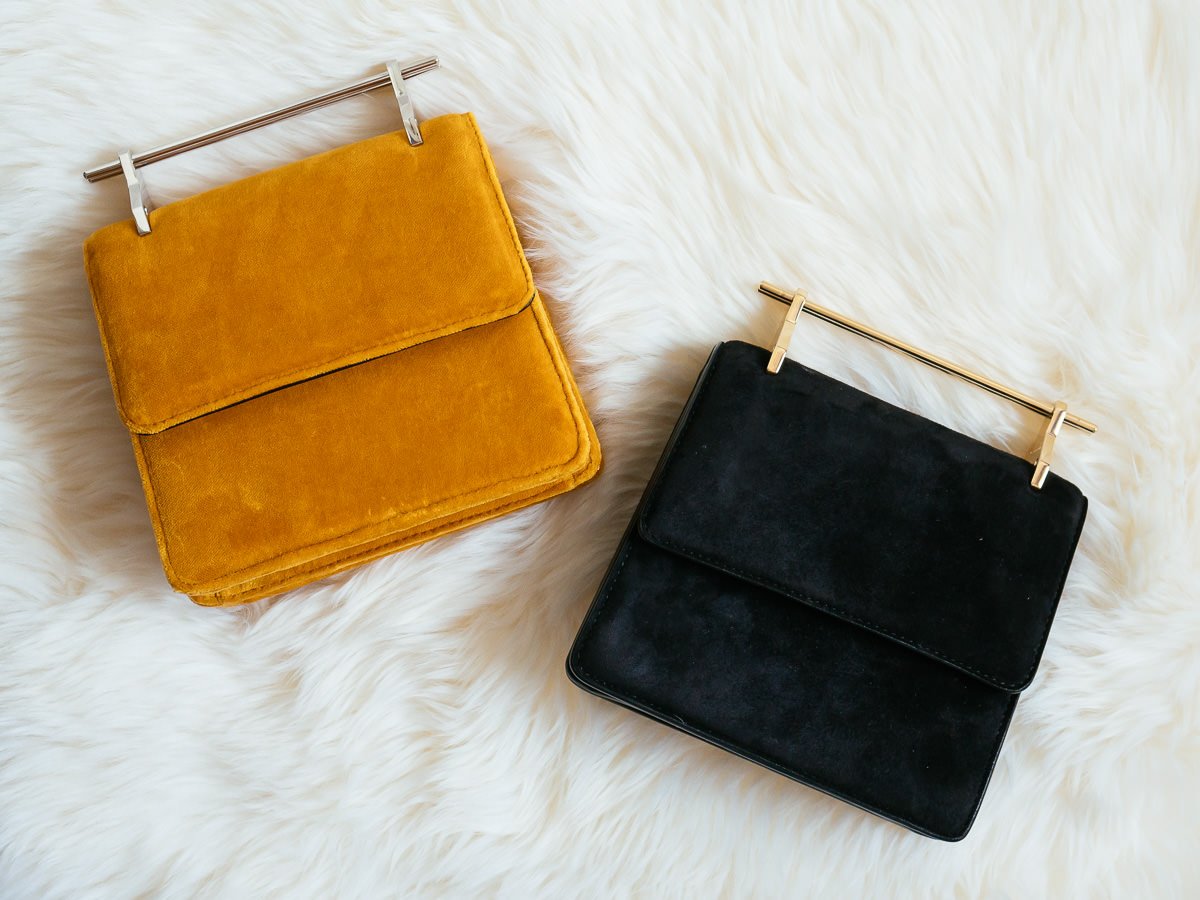 Reference image illustrating M2Malletier Mini Collectionneuse Velvet Bag: A Unique Fall Statement Piece
