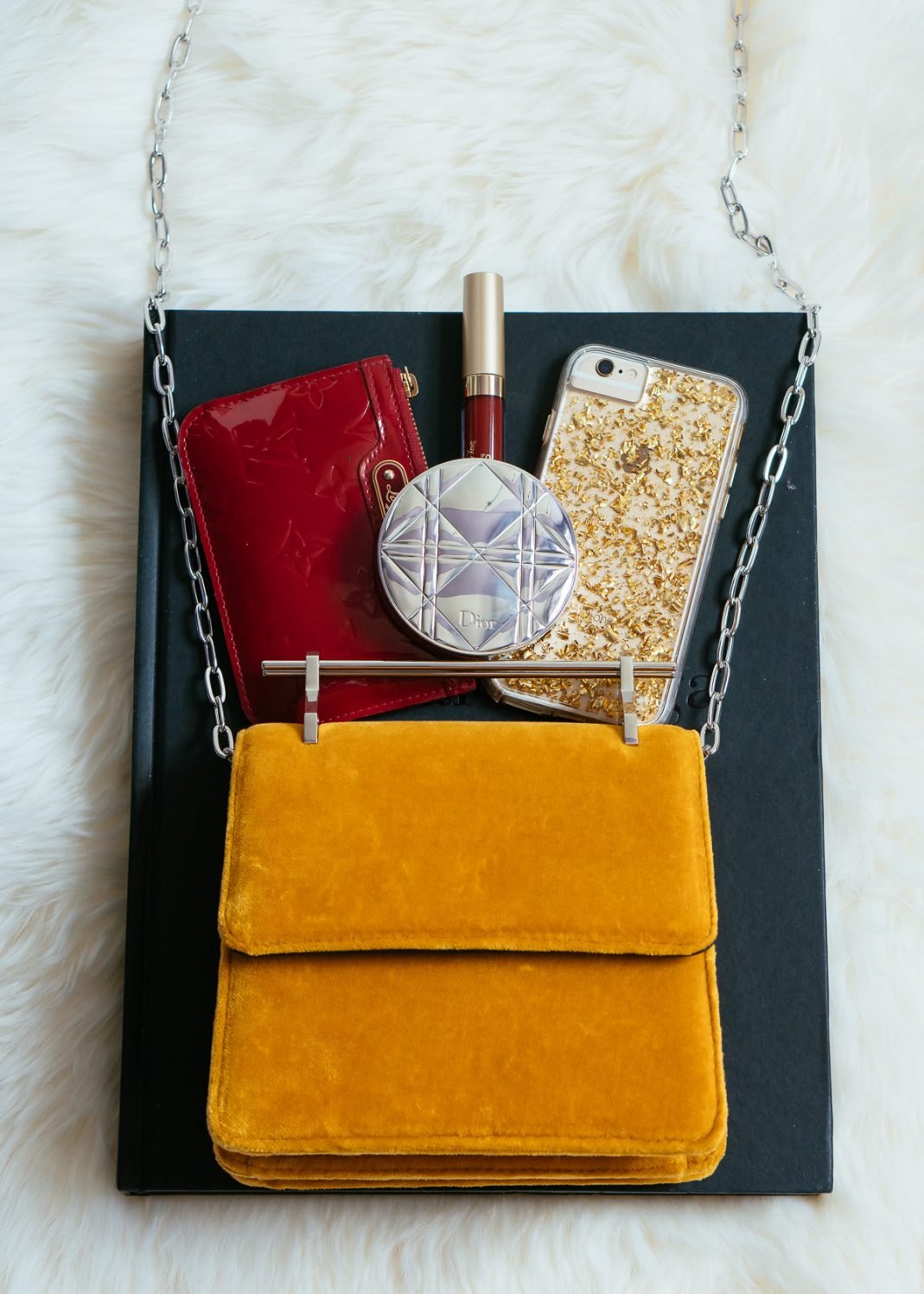 Reference image illustrating M2Malletier Mini Collectionneuse Velvet Bag: A Unique Fall Statement Piece