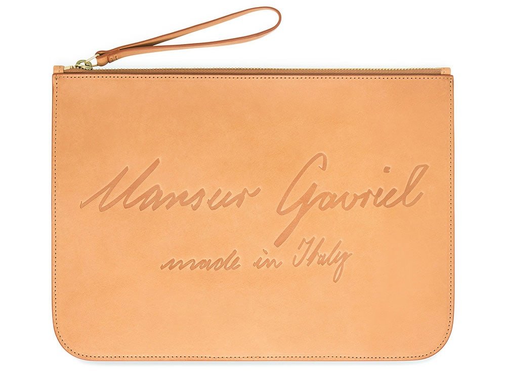 Reference image illustrating Mansur Gavriel Debuts Its First Logo Print: A Handwritten Script on the Small Tote