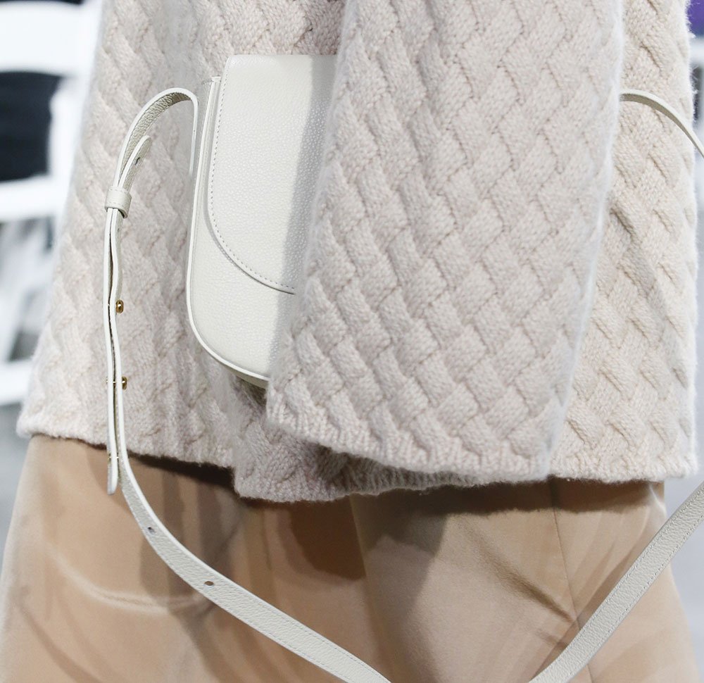 Reference image illustrating Mansur Gavriel Fall 2018: Shearling, Fringe, and Stripes Debut in See-Now-Buy-Now Collection