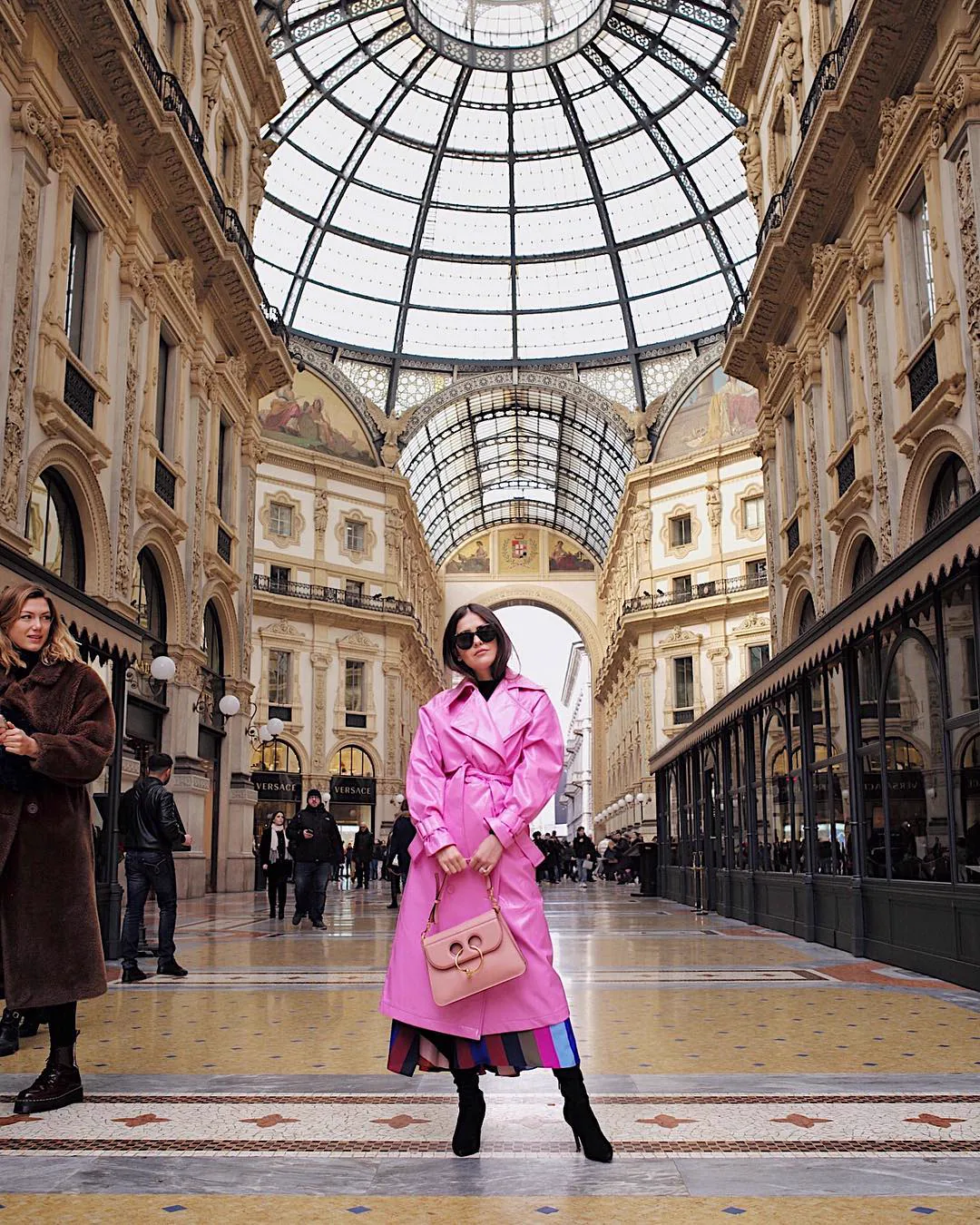 Reference image illustrating Milan Fashion Week Fall 2018 Street Style Bags: The Best Instagram Finds